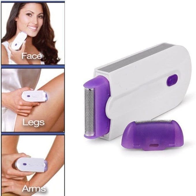 Hair Removal Instant Pain Free Razor Sensor (Purple)