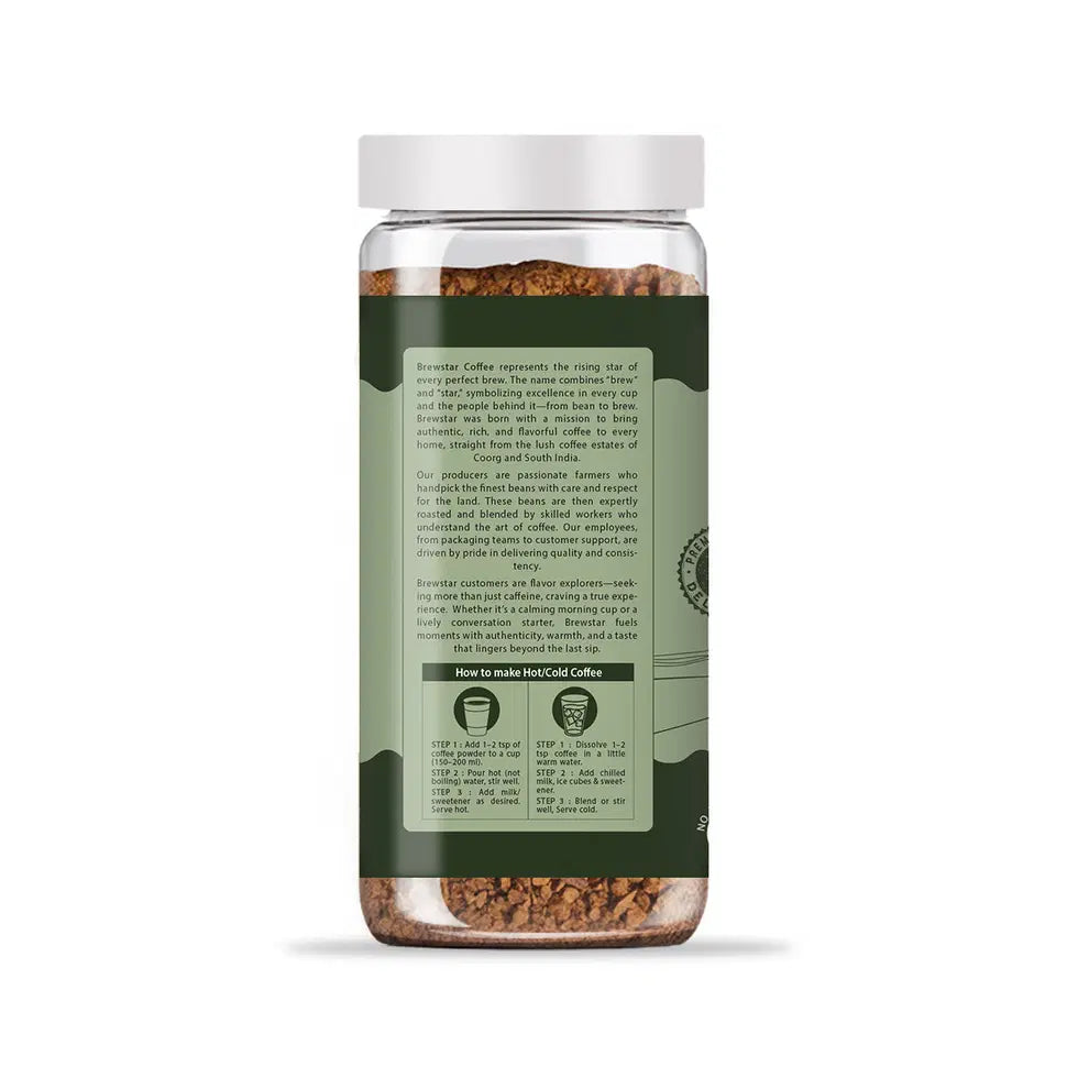 Brewstar Espresso Coffee | Premium Coffee (100gm)